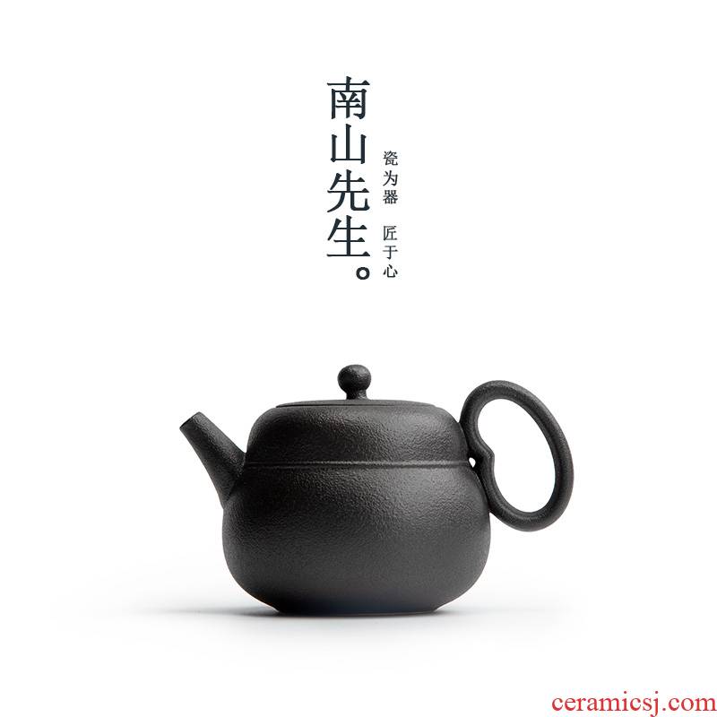 Mr Nan shan gourd ceramic teapot kung fu teapot large capacity filter single pot contracted home brew a pot