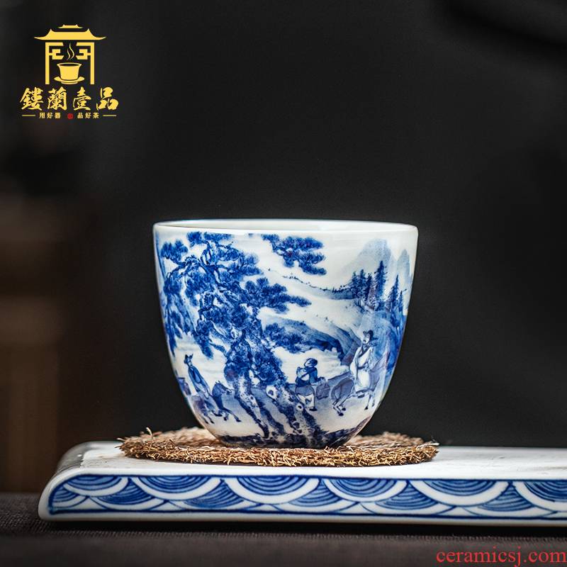 All hand - made porcelain of jingdezhen ceramics panasonic always masters cup kung fu tea cups single cup sample tea cup