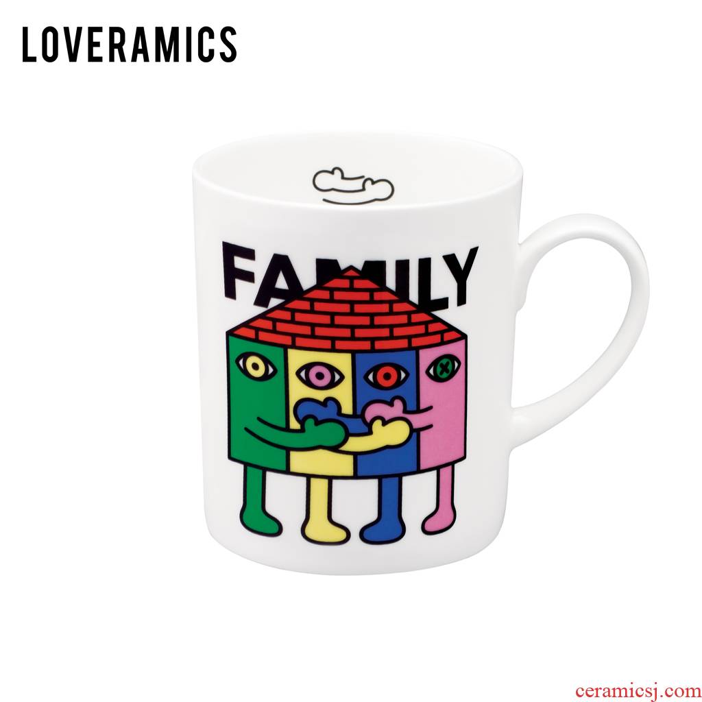 Loveramics love June I love mark cup three 380 ml ipads porcelain cup of milk tea cup cup (home)