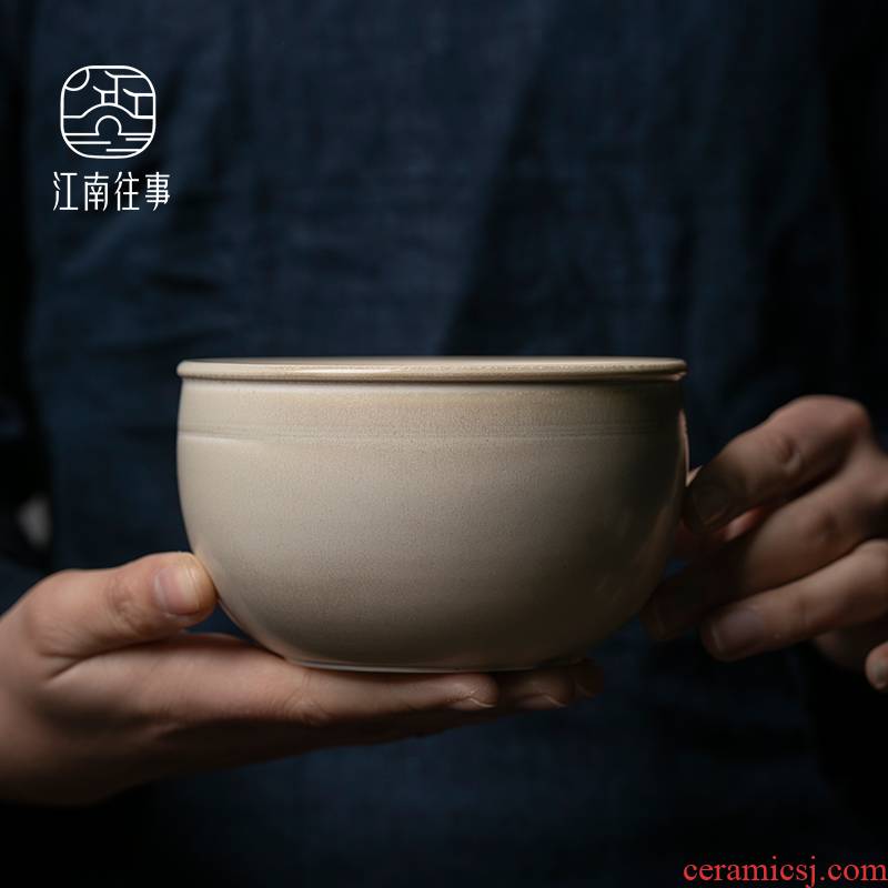 Jiangnan tea set built water tea to wash hand past dust firewood wide expressions using for wash the ceramic cups tea accessories dross barrels