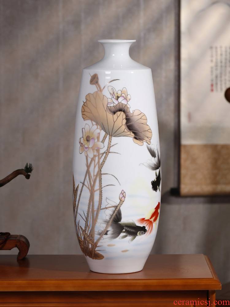 Chinese style restoring ancient ways ikea vase furnishing articles household act the role ofing is tasted a large living room TV cabinet decorative flower arrangement of jingdezhen ceramics