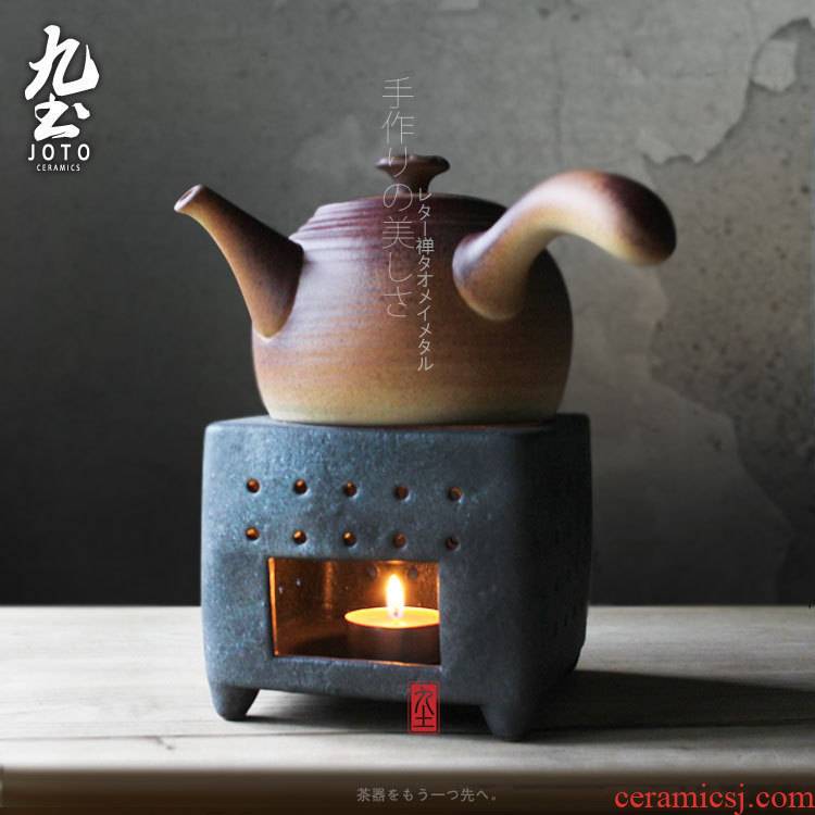 About Nine soil Japanese health tea kettle boiling kettle alcohol charcoal'm stove with lateral boil ceramic teapot tea