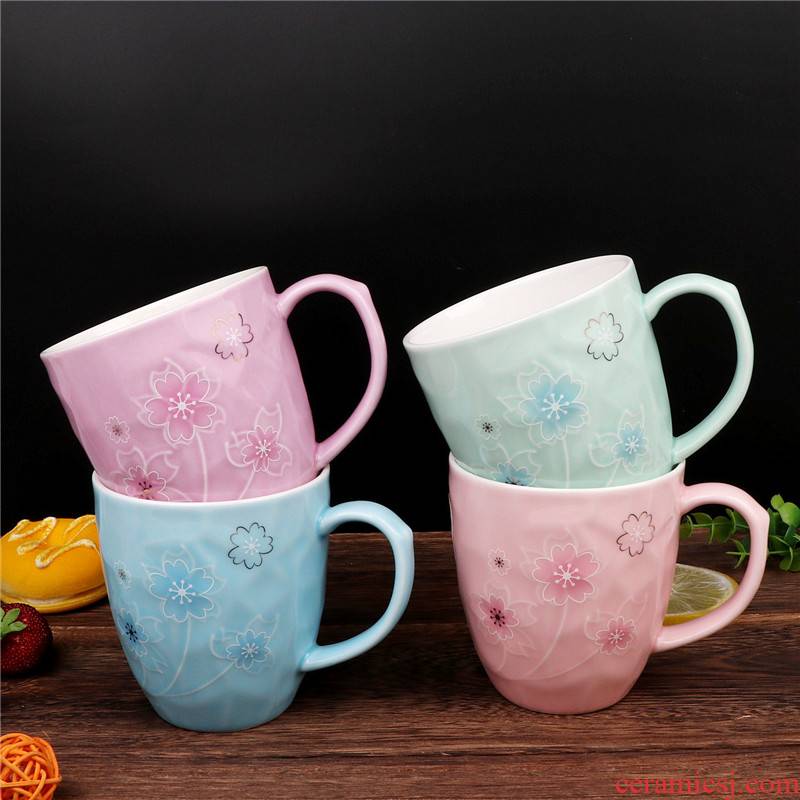 Ya cheng DE dazzle see colour, fu chromatic pottery and porcelain cup with a cup of coffee cup milk cup ceramic cup fashion cup