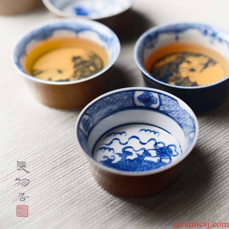 Offered home - cooked at flavour hand - made porcelain cup sample tea cup water chestnuts kung fu tea cups jingdezhen ceramic kung fu tea set by hand