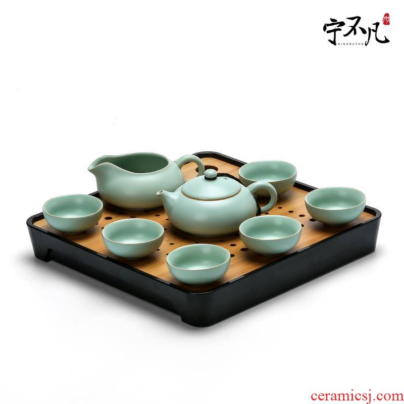 Rather uncommon your up kung fu tea set suit household ceramics slicing the teapot fair keller cup teapot tea tray package