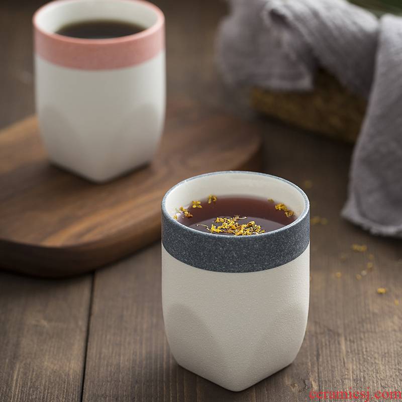 Nordic cups with cover glass ceramic tea cup han edition home mugs contracted couples a creative trend