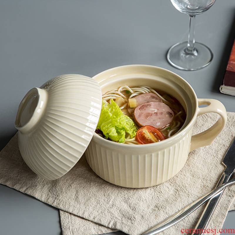 Lototo Japanese ceramics tableware domestic large mercifully rainbow such as bowl bowl creative ikea rainbow such as always good - & bowl for dinner
