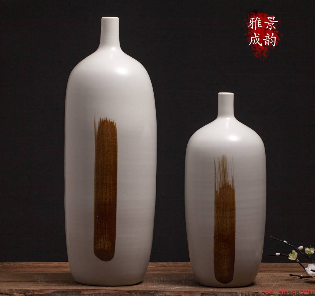 Jingdezhen ceramic household act the role ofing is tasted the new Chinese flower arrangement craft porcelain vase furnishing articles sitting room table in northern Europe