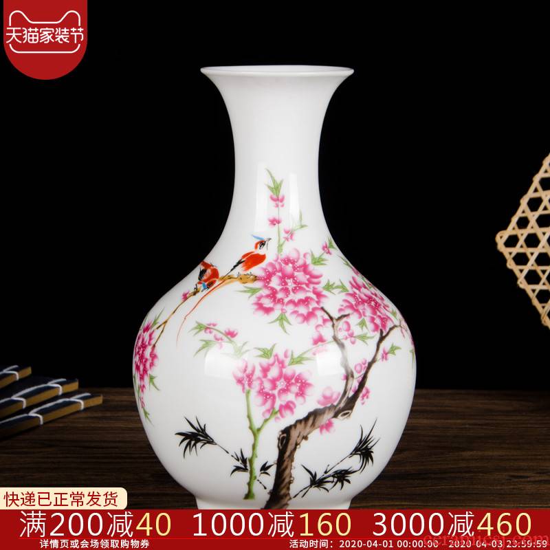 Cb123 jingdezhen ceramics floret bottle of flower arrangement sitting room of I and contracted household adornment lucky bamboo furnishing articles