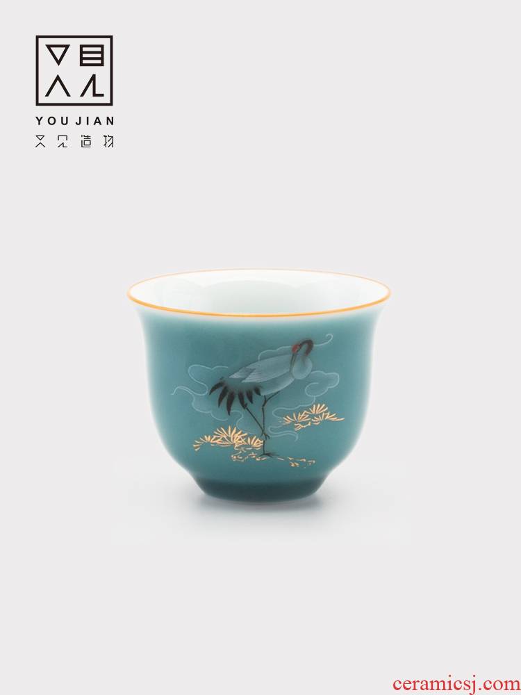 The Master cup single CPU ceramic cups kung fu tea tea sample tea cup personal tea cups of tea tea cup