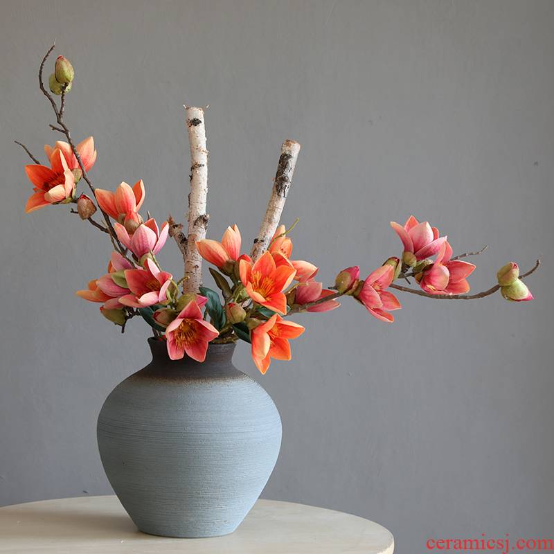 Ceramic vases, I and contracted sitting room and landing flower arranging new Chinese style living room TV ark, new Chinese style household furnishing articles