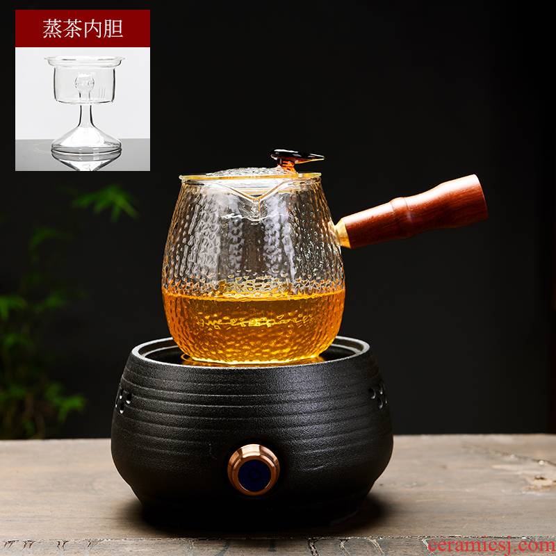 Old glass curing pot at the grid TaoLu boiled tea machine household teapot heat resistant high temperature steaming kettle tea stove