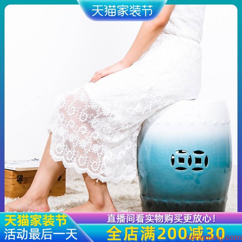 New Chinese style garden ceramic drum who to cool a chair pier bar who is pier drum who home decoration to do what stools