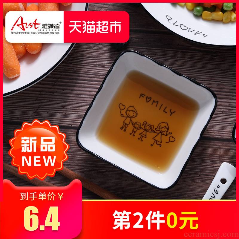 Arst/ya cheng DE happiness a glaze color ceramic plates under 10.1 cm the home side dish dish dish