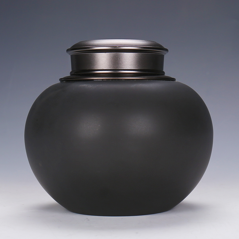 Celadon alloy cover caddy fixings ceramic large seal pot household custom medium small tea tea storage tanks storehouse