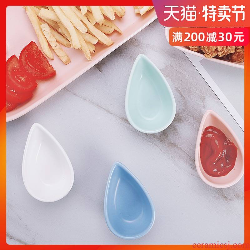 Sauce dish flavor dish barbecue meat hot pot dip dish of salad Sauce vinegar dish of soy Sauce dish ceramic small plate plate