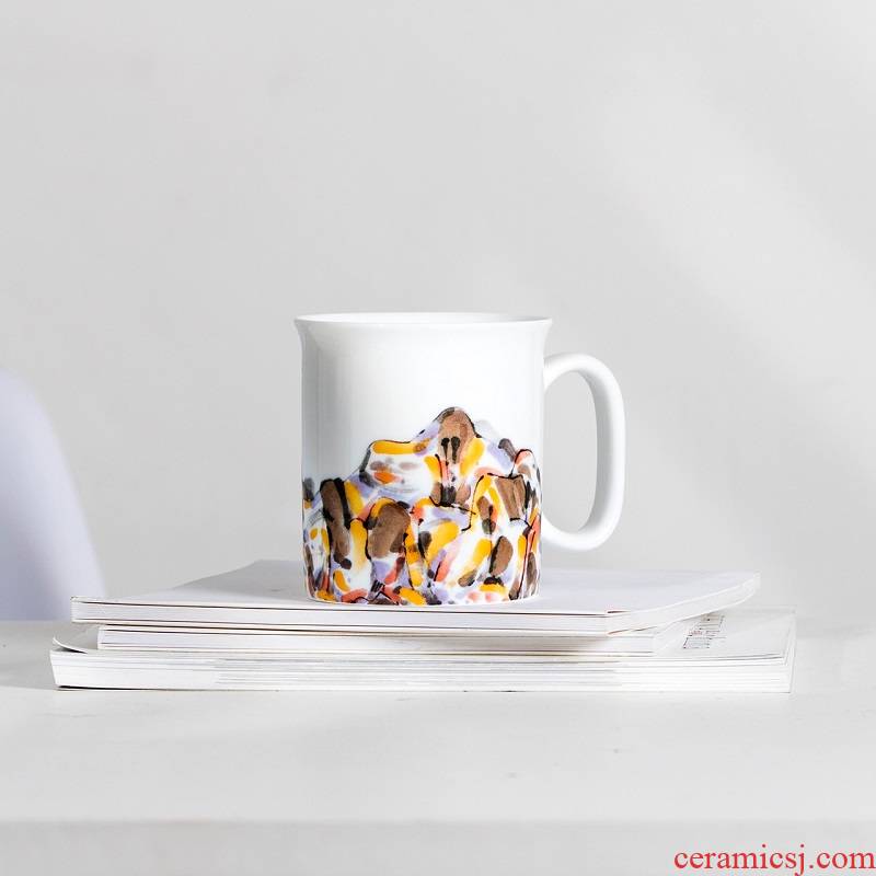 "Godwin zhang" jingdezhen ceramic art derivatives mark cup with the creative concept of glass cups