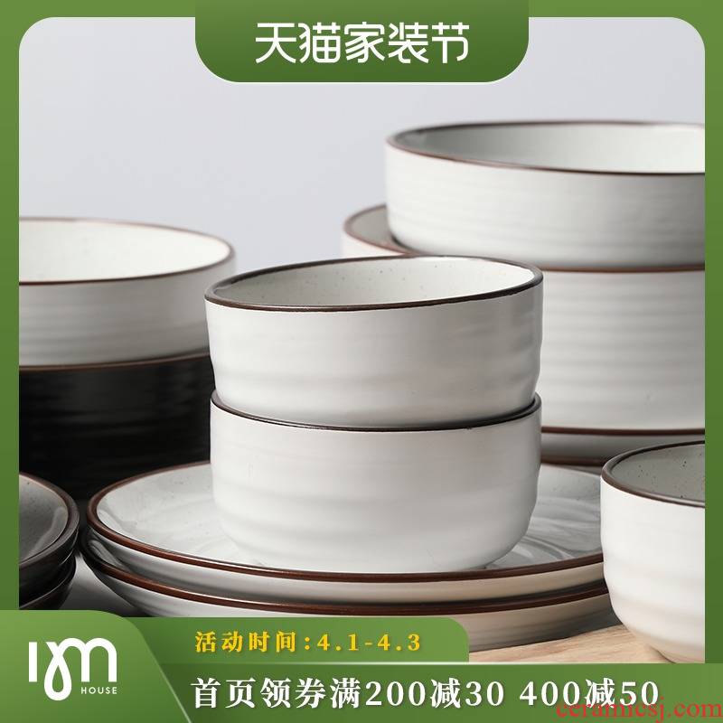 Creative dishes suit weston original glaze ceramic tableware household contracted bowl dish dish dish dish bowl