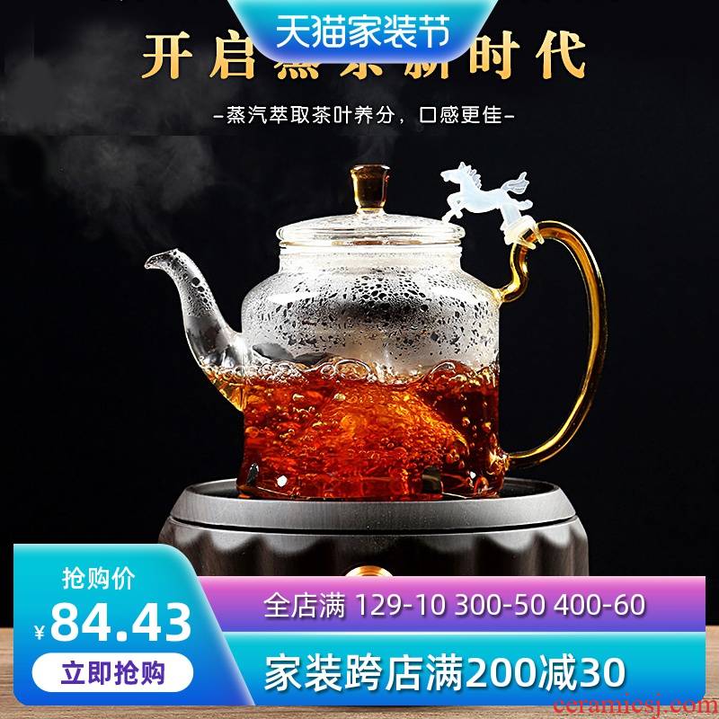 Is young, intelligent electric TaoLu household ceramics glass boiled tea tea tea stove heating steaming tea device heating device