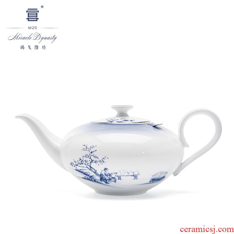 Margot lunt 15 head tea silk road feast China porcelain tea set tea service box