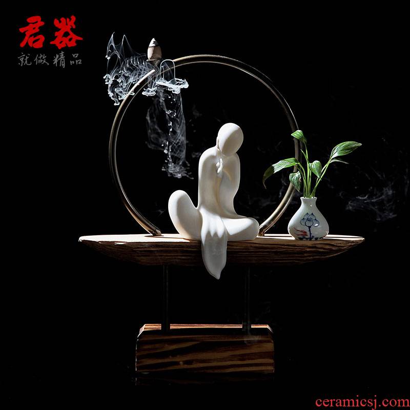 Jun ware manual household act the role ofing is tasted carefully - selected spice furnishing articles furnishing articles dehua white porcelain zen character series