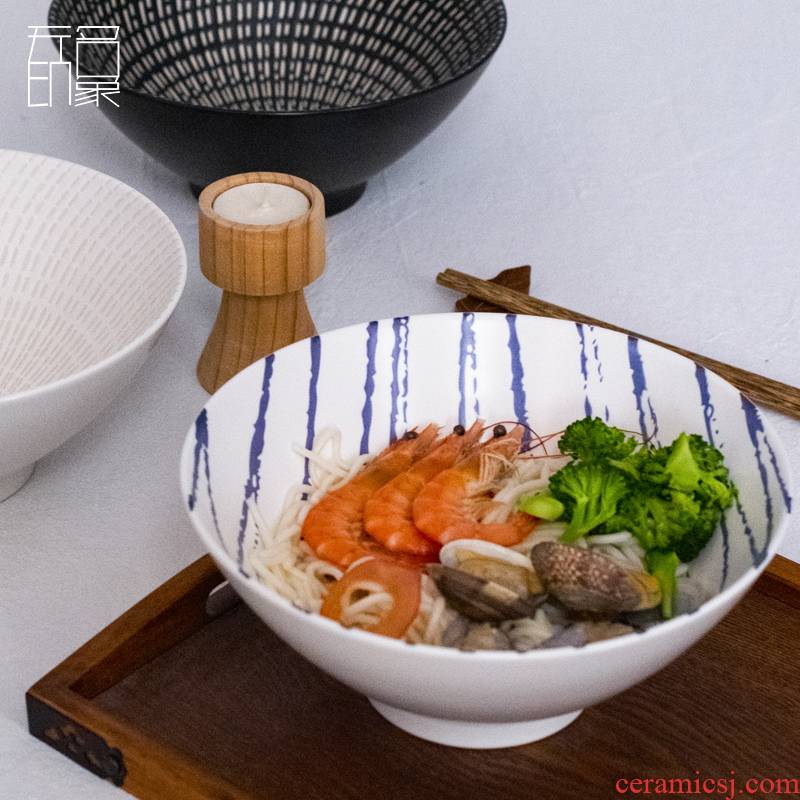 Ceramic Japanese ramen rainbow such as bowl with large hat to a single spring rainbow such as bowl bowl soup bowl bowl mercifully rainbow such use creative dishes