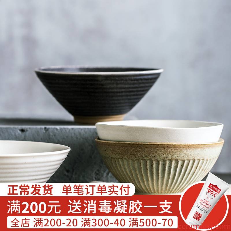 Jian Lin ideas pull rainbow such use north European style restoring ancient ways the eat bowl tableware ceramic salad bowl of soup bowl dish bowl