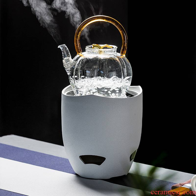 Jun ware ceramic household electric heating the boiled tea, the electric TaoLu high tea stove glass teapot tea kettle black tea cooking pot