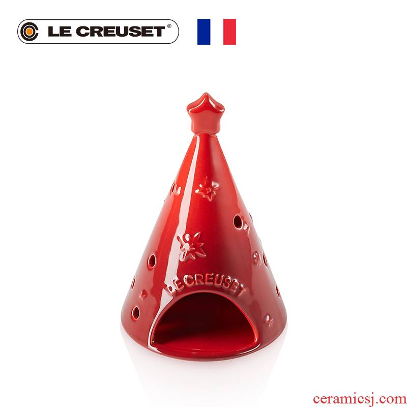 France 's LE CREUSET cool color stoneware Christmas star candlestick series Christmas tree Christmas products