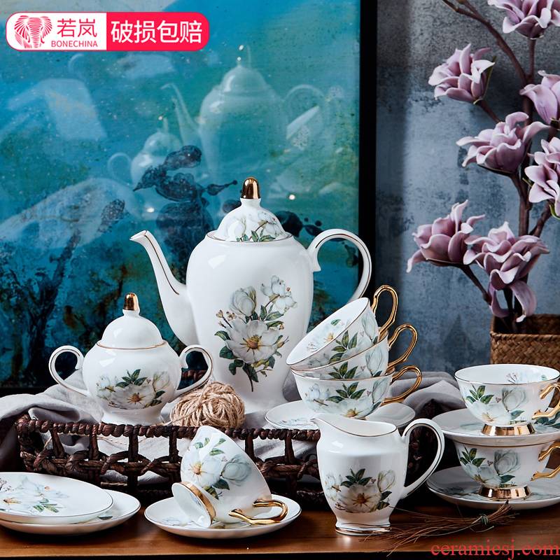 Tangshan head 15 European coffee set suit ipads porcelain coffee cup tea pottery cups and saucers tea set home