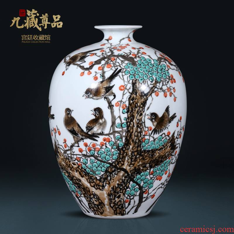 Cixin qiu - yun, hand - made enamel vase of jingdezhen ceramics new Chinese style living room TV cabinet rich ancient frame decorative furnishing articles