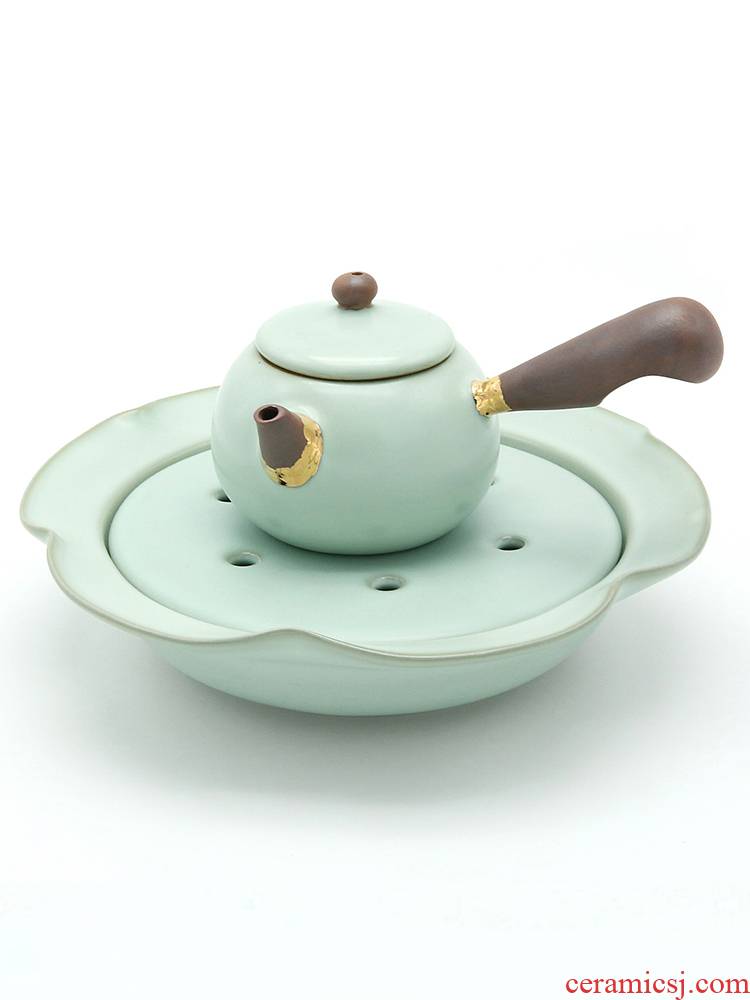 Bearing your up dry mercifully tea pot Bearing ceramic pot doesn water small tea tray tea accessories a teapot mat tray base