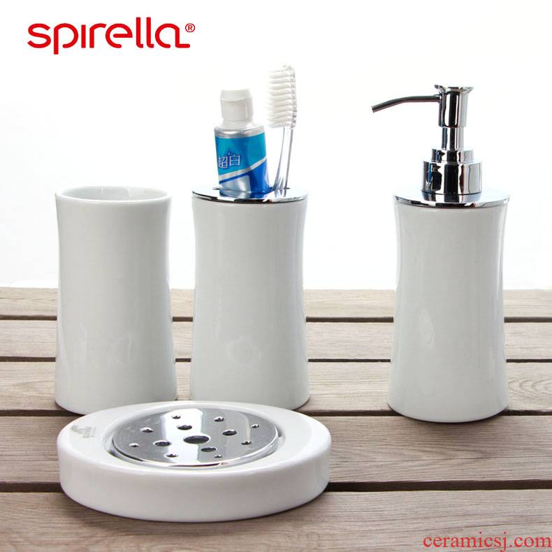SPIRELLA/silk pury ceramic Mali contracted gargle suit bathroom sanitary ware 4 for wash gargle suite