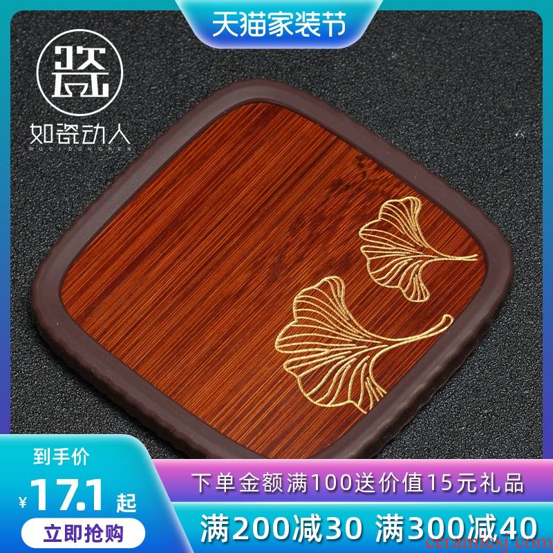 To the as porcelain and moving coasters tea bamboo mat zen ideas insulation prevent hot cup kung fu tea accessories