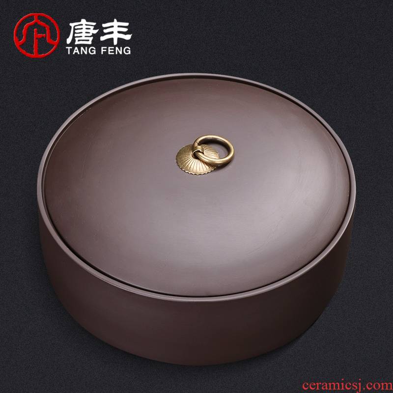 Tang Feng purple sand tea storage cylinder detong tea cake large one jin of tea infused with cover, green tea, black tea caddy fixings