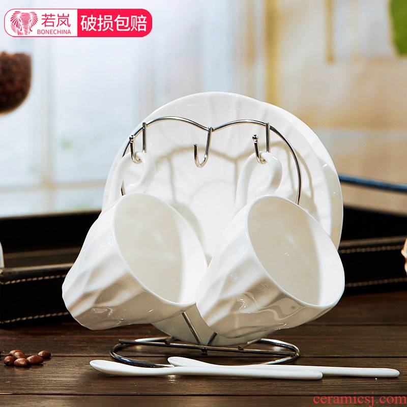 European pure white ipads China coffee cups and saucers suit household contracted creative ceramic small key-2 luxury up phnom penh English afternoon tea