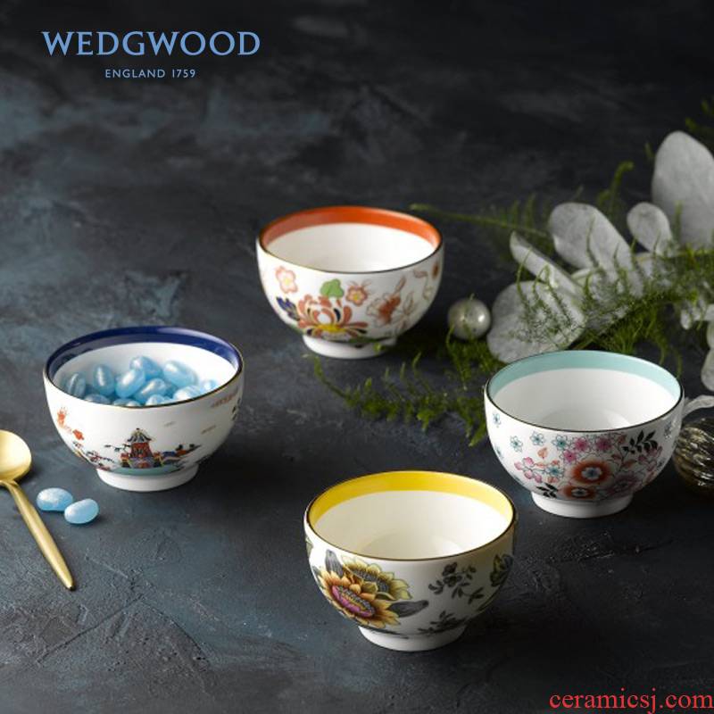 The British Wedgwood Wonderlust roaming beautiful ipads China small bowl is only 4