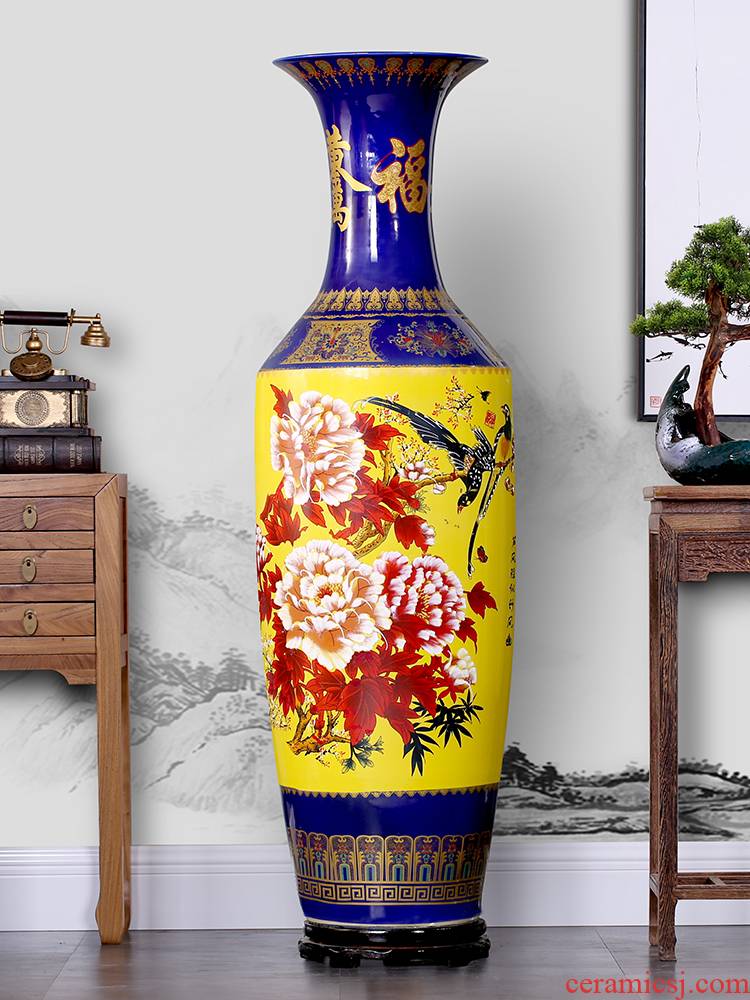 Jingdezhen ceramics vase of large sitting room large home decoration porcelain hotel opening gifts furnishing articles