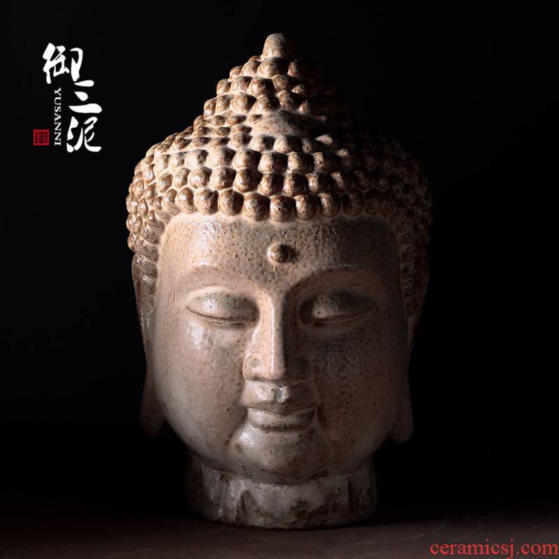 Chinese zen beadle of Buddha amitabha tathagata furnishing articles large Buddha first decorate household ceramics handicraft