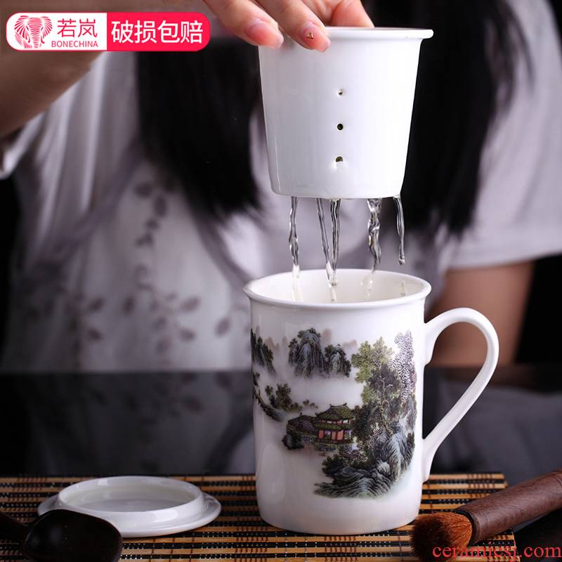 Ceramic cups office tea cup filter) a cup of tea cup tea cups can be customized logo