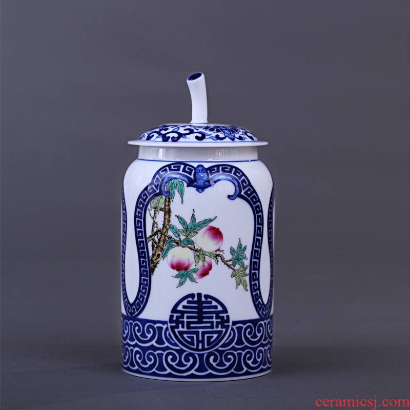 Cheng DE xuan jingdezhen ceramics powder enamel caddy fixings tea pot dou 45 three color photos