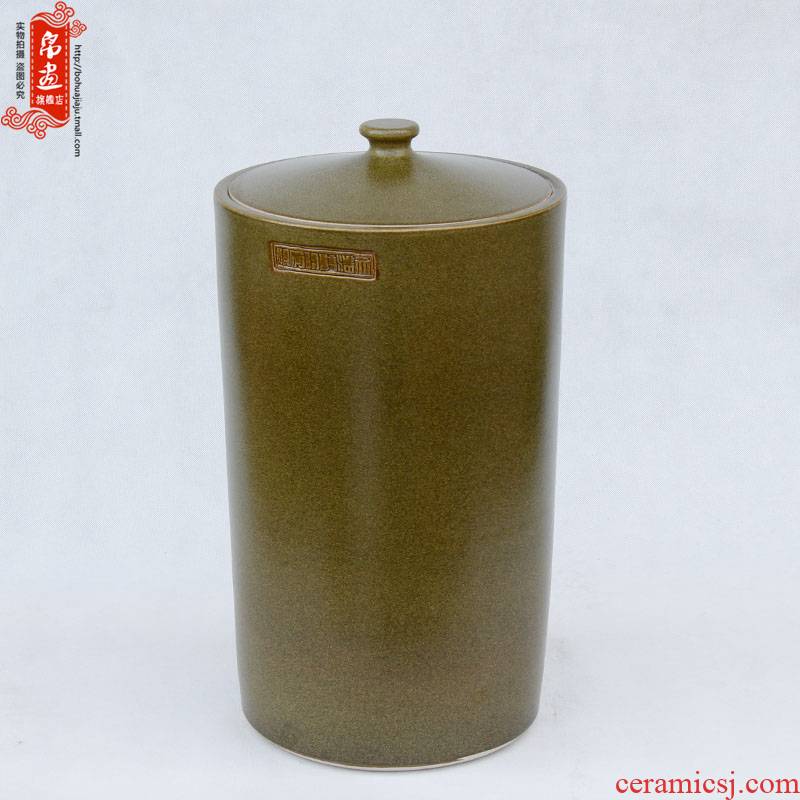 Shadow enjoy | jingdezhen ceramics up porcelain tea at the end of the straight caddy fixings tea urn home furnishing articles teahouse J