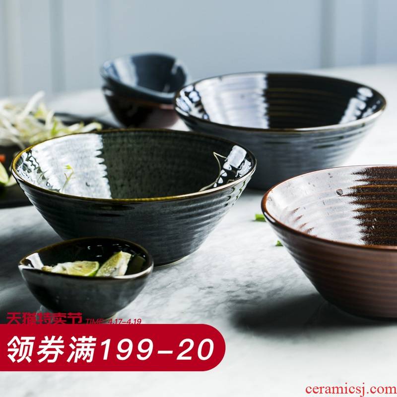 The Thread and enzo creative bowls bowl salad bowl such as bowl European - style rainbow such to use retro ceramic tableware