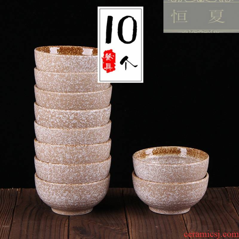 10 only 4.5 inches small bowl of rice bowls with good anti hot dinner ltd. creative contracted ceramic bowl