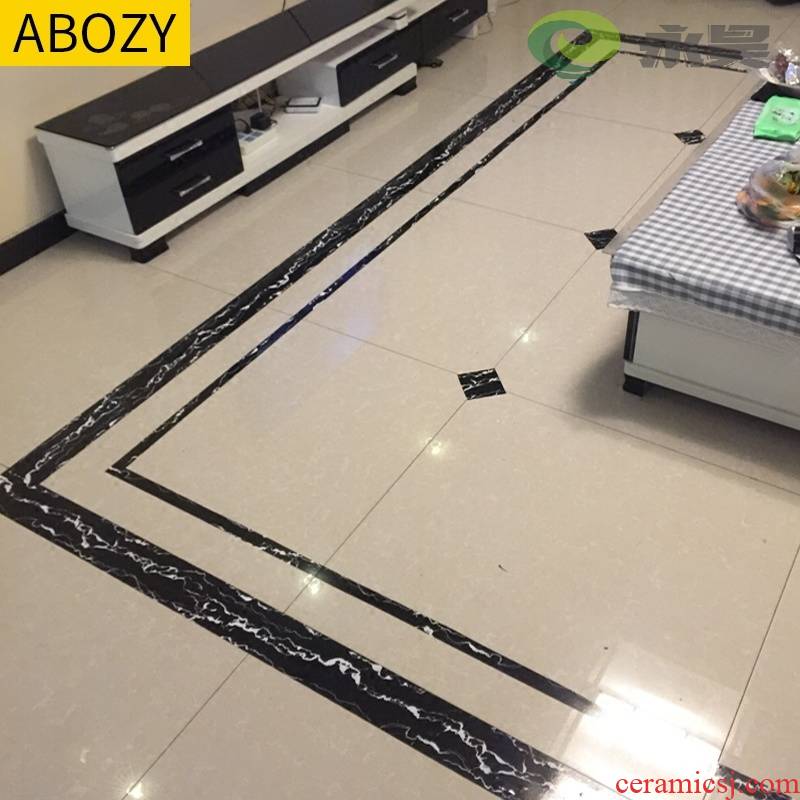 A Boundary between the ground tile decorative stickers beauty seam an agent ceramic tile floor tile special stickers border corridor decorates to living room