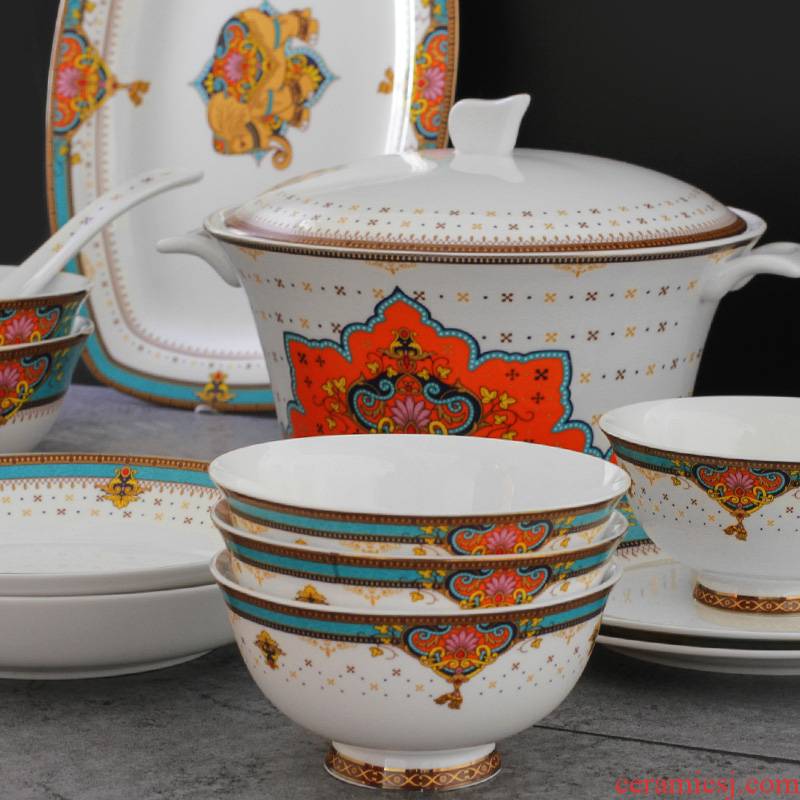 Thailand amorous feelings of ceramic tableware dishes dishes