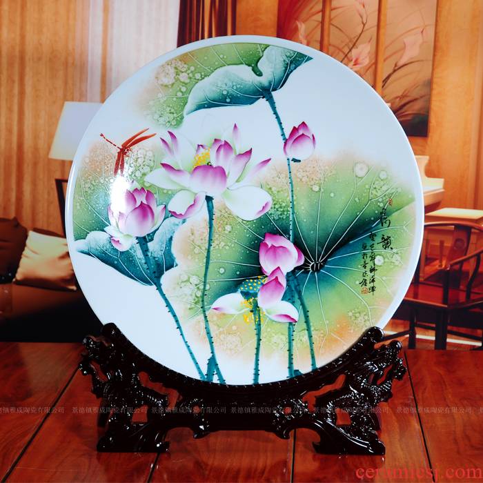 Jingdezhen decorative hand - made porcelain rhyme furnishing articles quietly elegant of modern fashion crafts and gifts furnishing articles