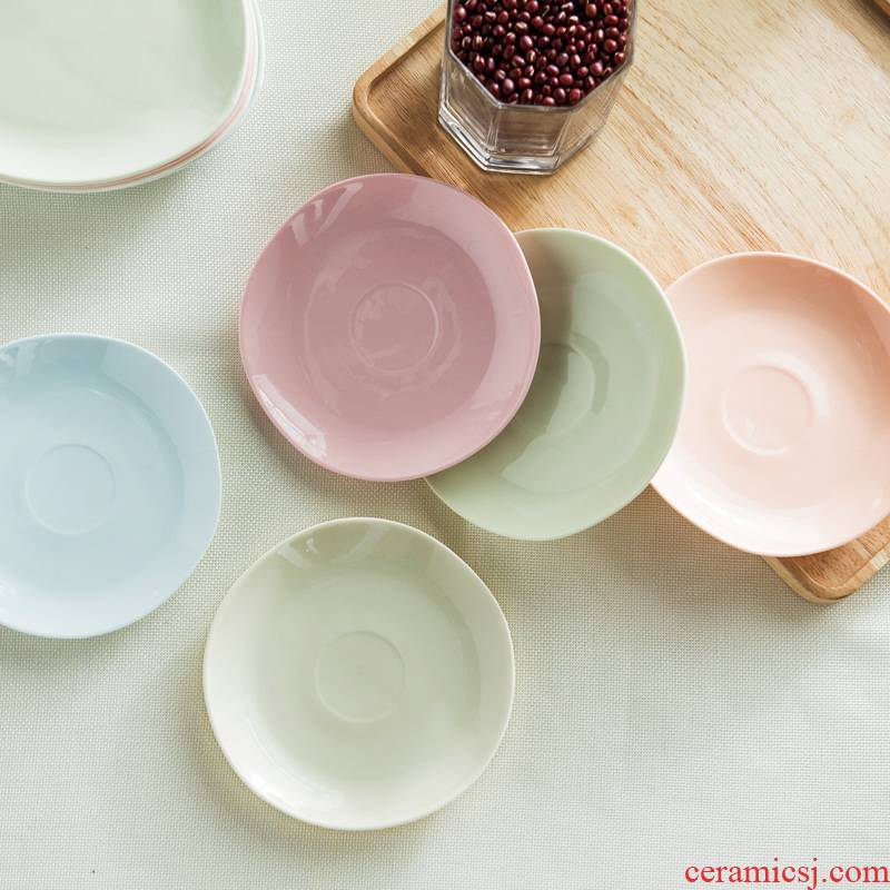 Color home creative small Japanese kitchen ceramic plate sauce dish taste dish of dip dish plate tableware