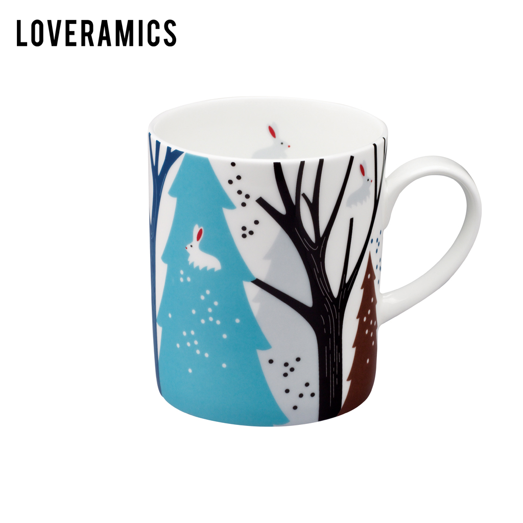 Loveramics love June I love mark cup three 380 ml ipads porcelain cup of milk tea cup cup (winter)