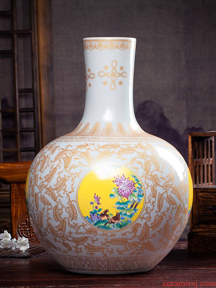 Archaize of jingdezhen ceramics up Chinese vase fuels the sitting room TV cabinet study furnishing articles crafts gifts